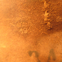 Etui cuir grenelé original PA Mauser 1914 ou 1934 daté 1917 Ref J 55