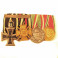 Barette de 4 medailles originales Allemande 14/18 ref bo 12 