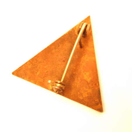 Insigne emaillé original 9 th tankiste ref bo 12