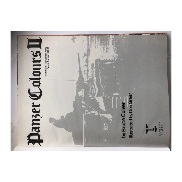 Livre Panzer Colours 2 by B. Culver et7
