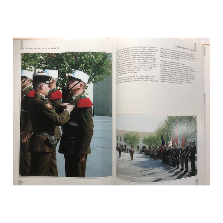 livre La légion : Une légende en marche : 1er Régiment étranger de cavalerie par Szecsko et8