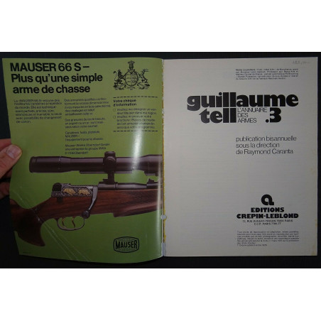 Livre L'annuaire des armes, Guillaume Tell 3 R. Caranta et9