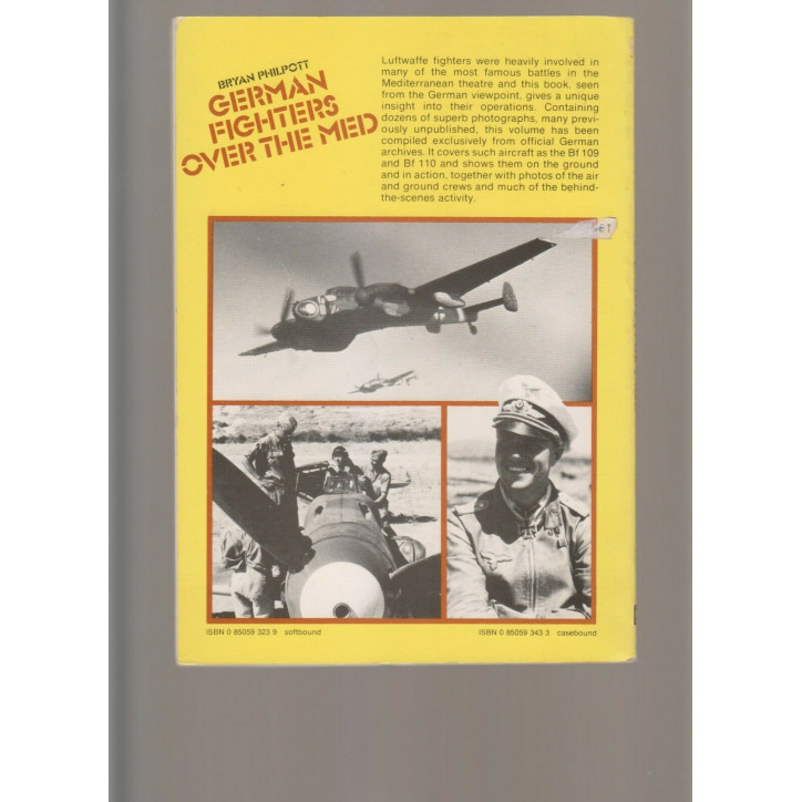 Livre World War 2 Photo album number 6 : German fighters over the med B. Philpott et10