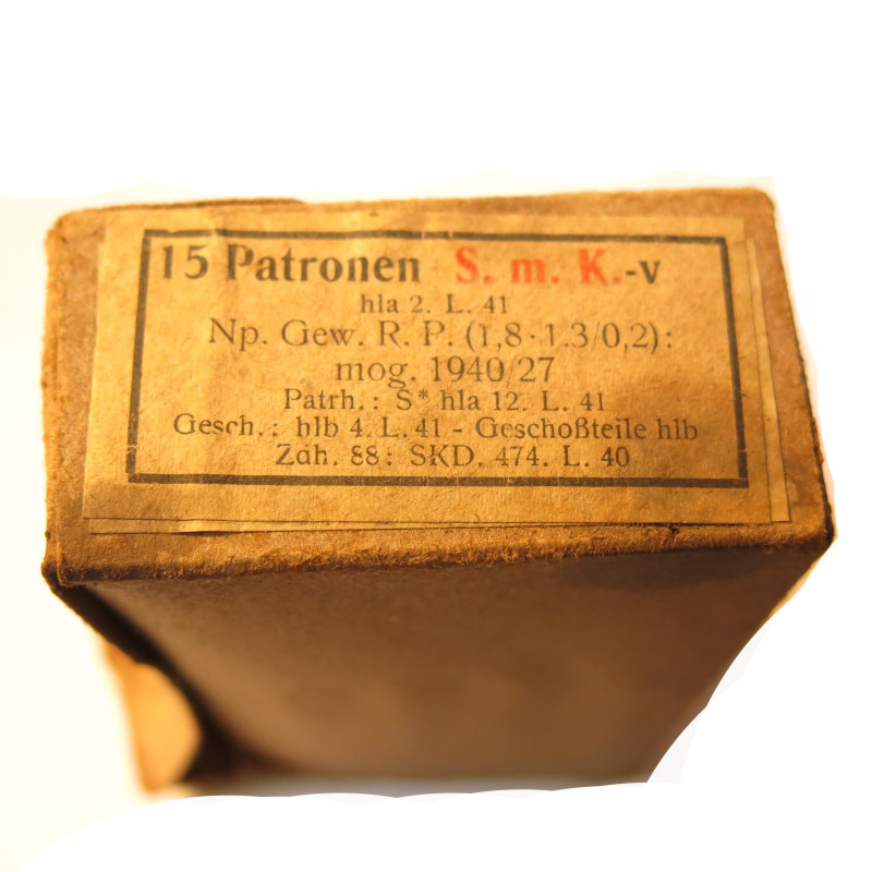 Boite vide Mauser 7.92 SMK V ref C23