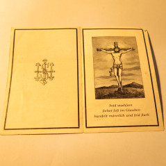 Avis de décès soldat Allemand Hubert Heyen 