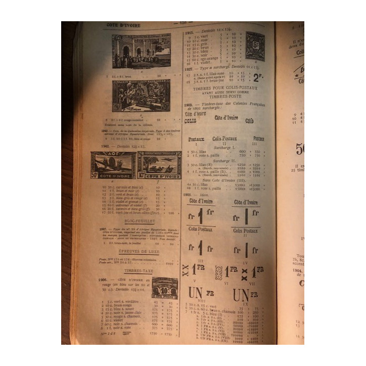 Catalogue de Timbres-Poste Yvert & Tellier - I France 1956 et12