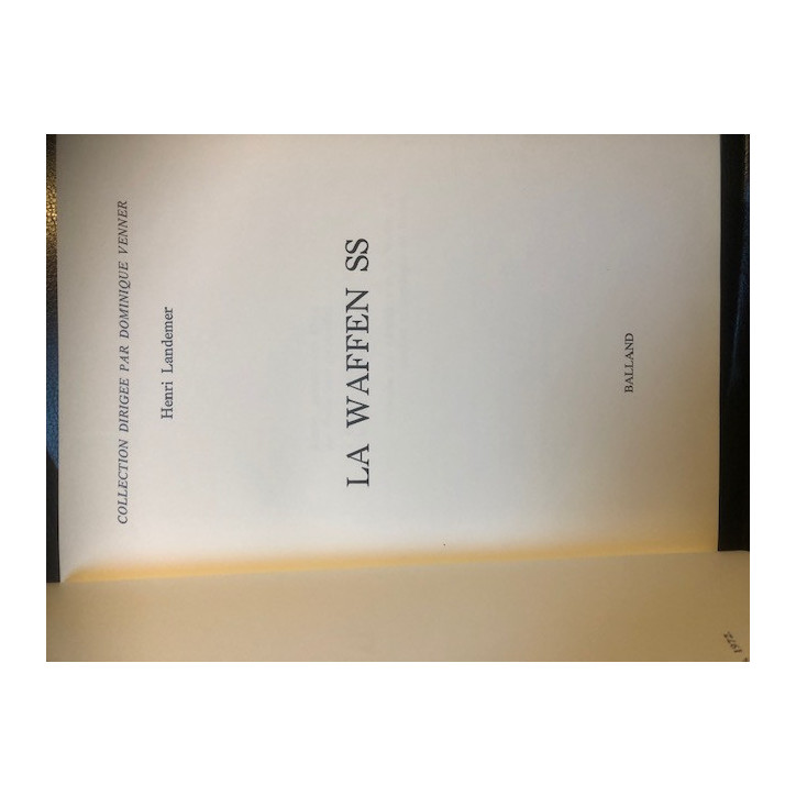 Livre Les Waffen SS de H. Landemer et14