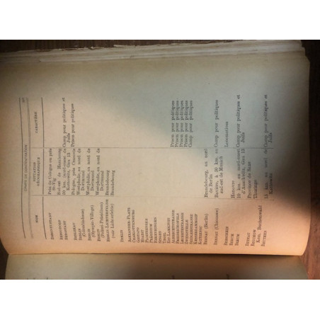 Livre IV Camps de concentration. service d'information des crimes de guerre et14