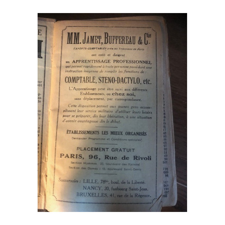 Livre L'infanterie en un volume Manuel d'instruction militaire - 1914 et11