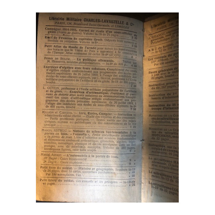 Manuel d'infanterie à l'usage des sous-officiers et caporaux de 1921 et11