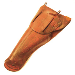 Etui cuir original Colt 45 Milwaukee 1942 Réf et 223