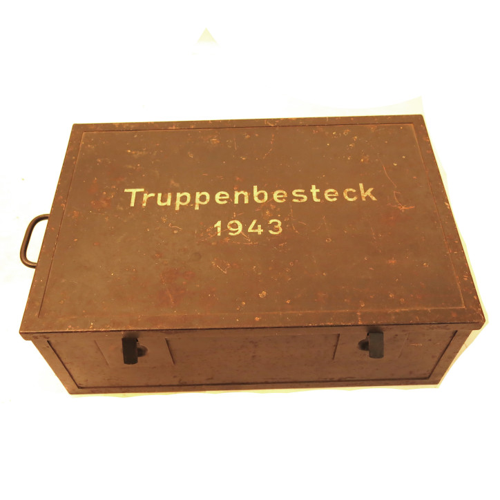 Caisse complète Chirurgien Allemand WH 1943 Truppenbesteck