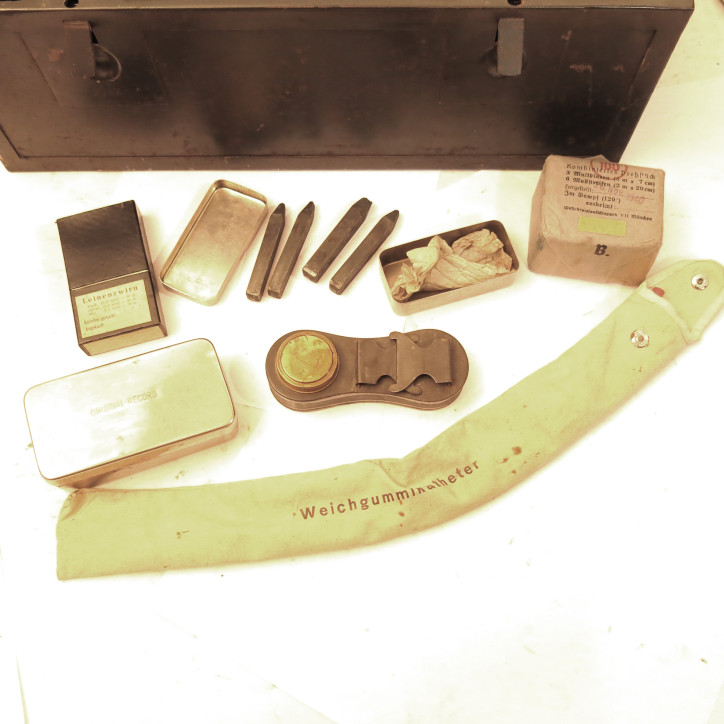 Caisse complète Chirurgien Allemand WH 1943 Truppenbesteck