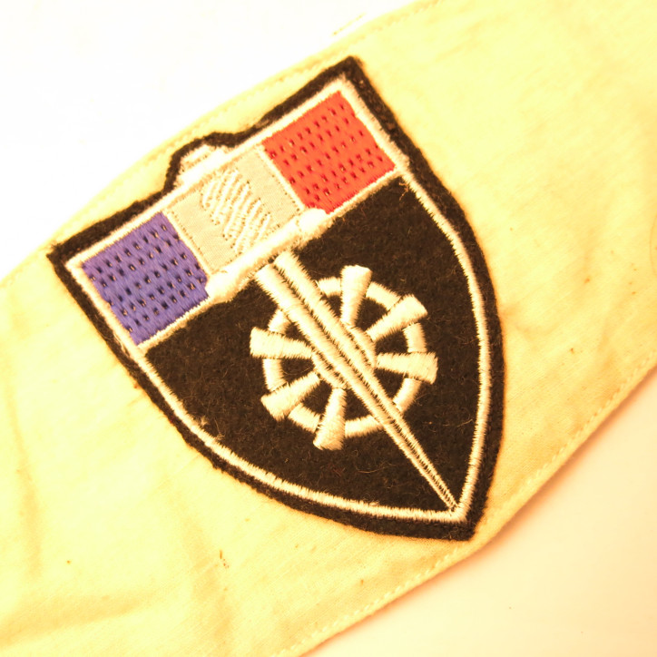 Brassard original GVC Gardes communications 1943 France