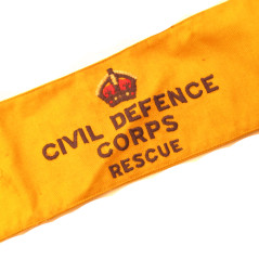 Brassard Anglais Civil defense corps rescue