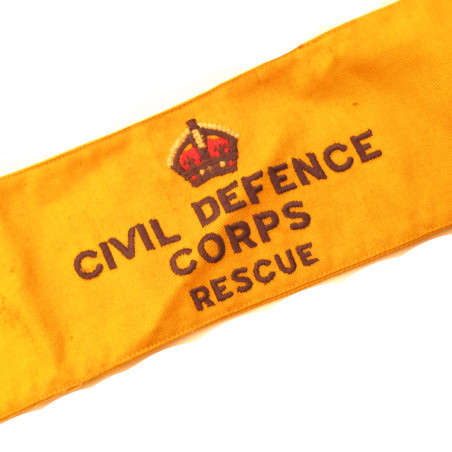 Brassard Anglais Civil defense corps rescue
