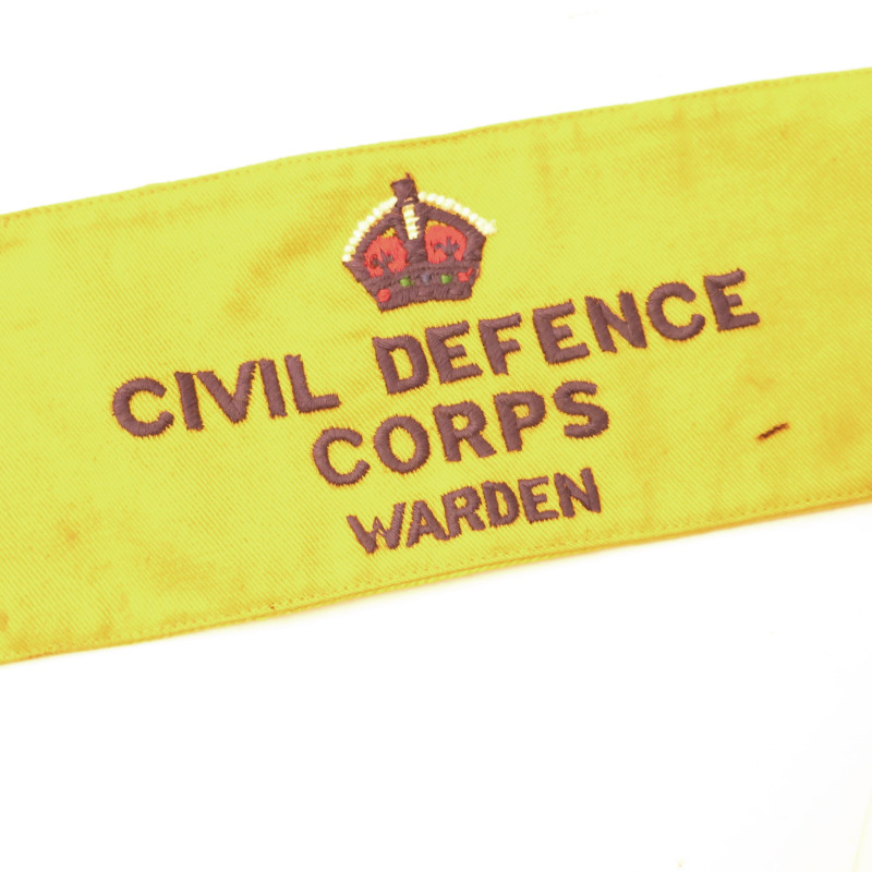 Brassard Anglais  Civil defense corps warden