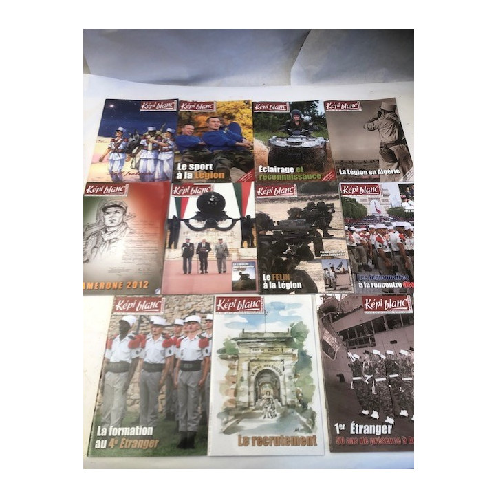 Revues Képi Blanc 2012 année complète et16