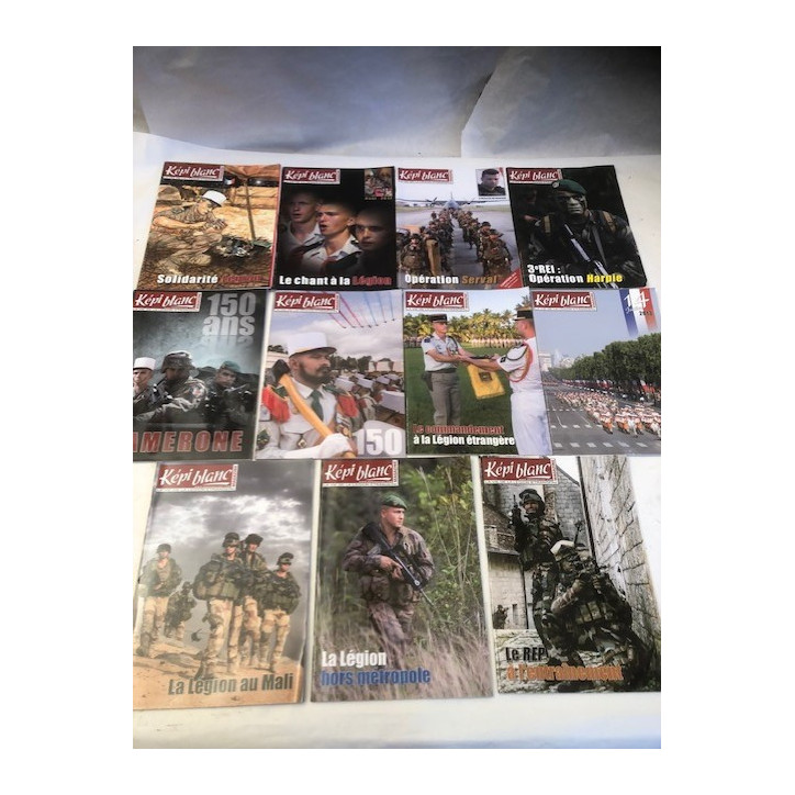 Revues Képi Blanc 2013 année complète et16