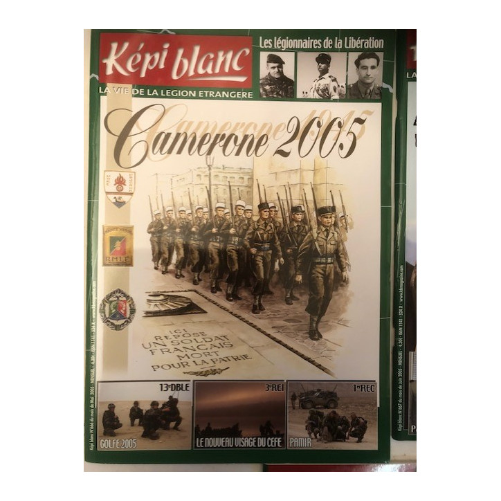Revues Képi Blanc année 2005 (manque janv et mars) et16