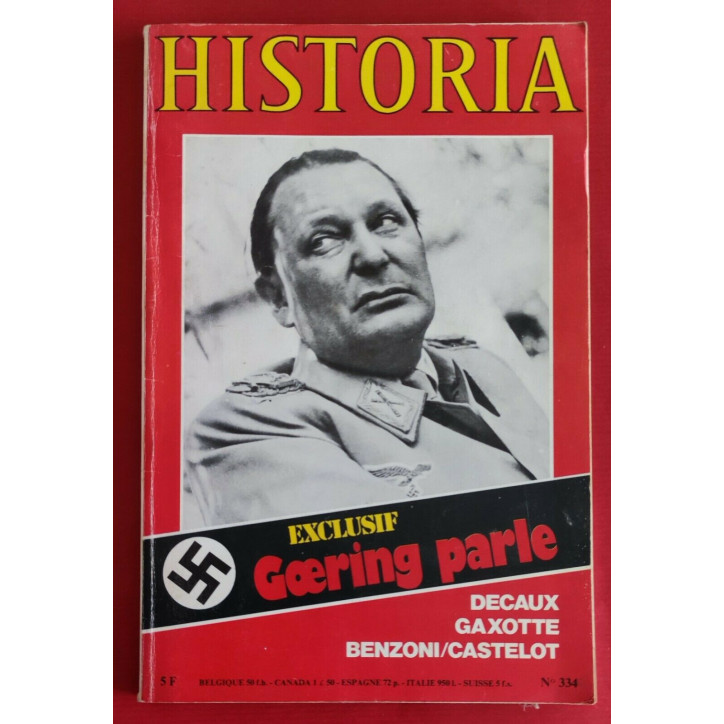 Livre Historia No334: Goering parle et17