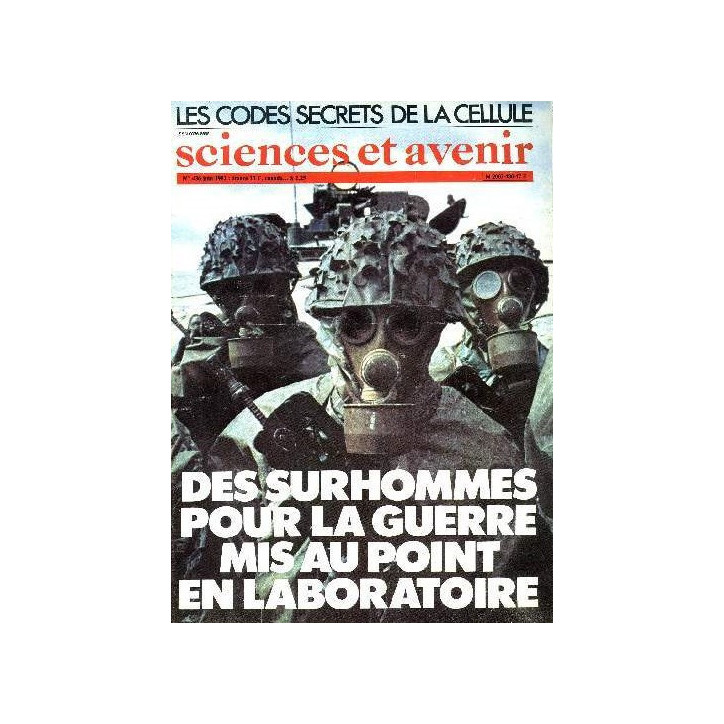 Sciences et avenir No436 : Des surhommes pour la guerre mis au point en laboratoire et17