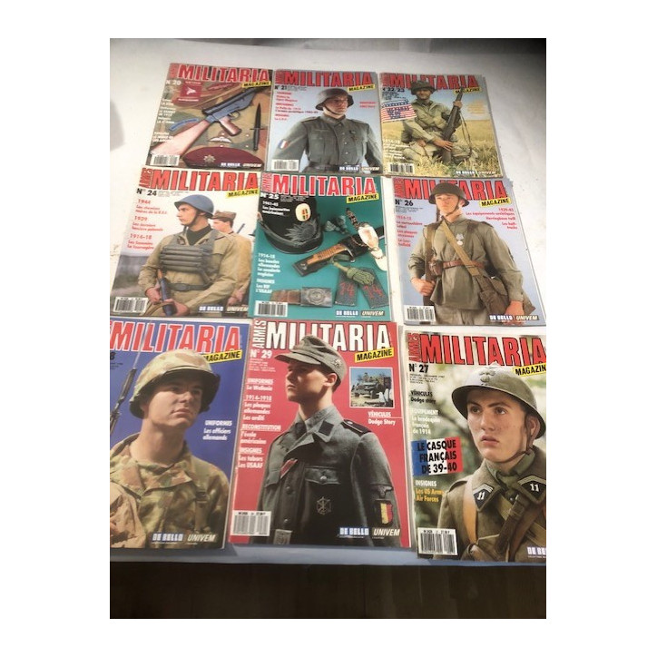 Pack Magazine Armes Militaria du No 20 à 29 et20