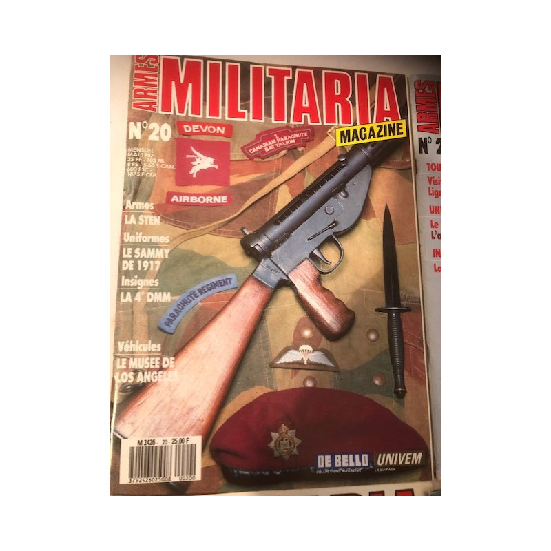 Pack Magazine Armes Militaria du No 20 à 29 et20