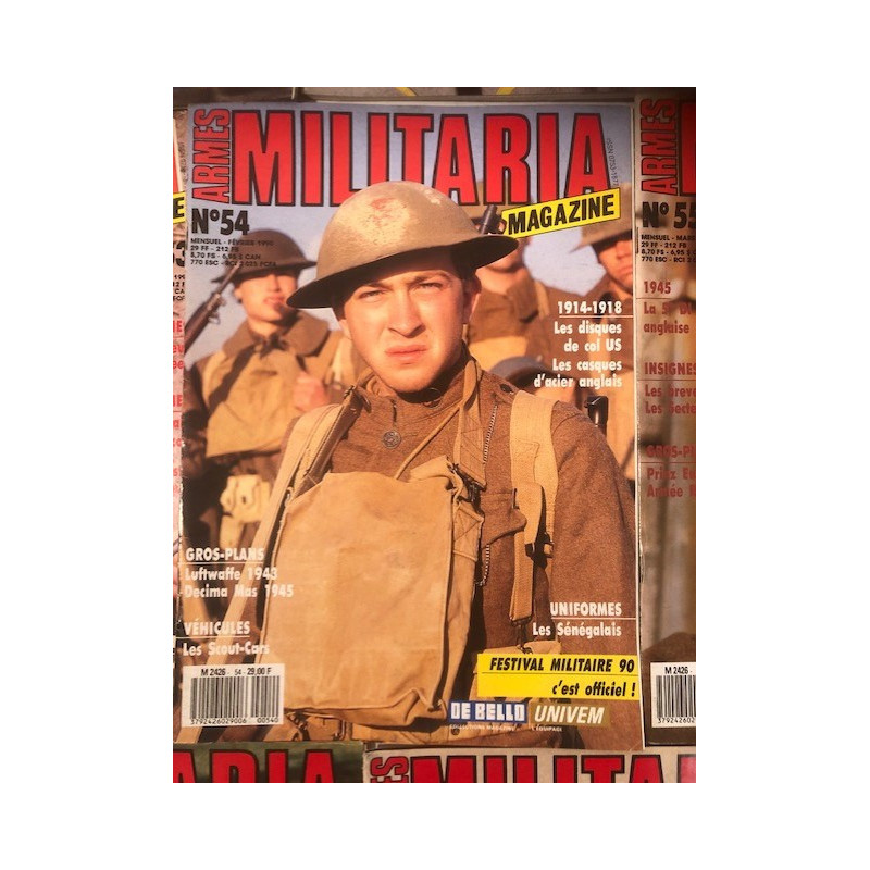 Pack Magazines Armes Militaria du No 50 à 60 et20