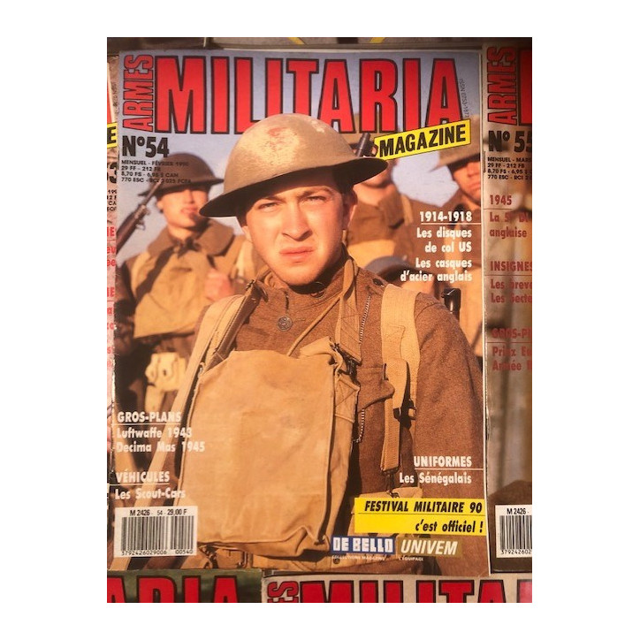 Pack Magazines Armes Militaria du No 50 à 60 et20