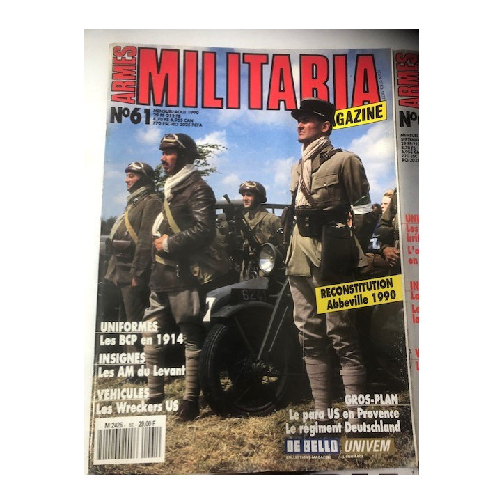 Pack Magazines Armes Militaria du No 61 à 69 et20