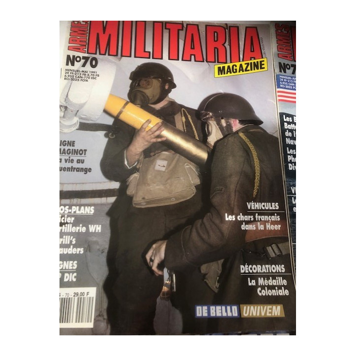 Pack Magazines Armes Militaria du No 70 à 79 et20