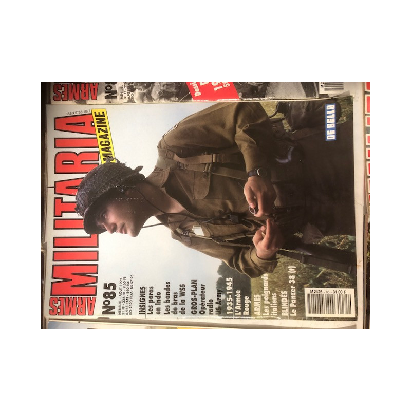 Pack Magazines Armes Militaria du No 80 à 89 et20
