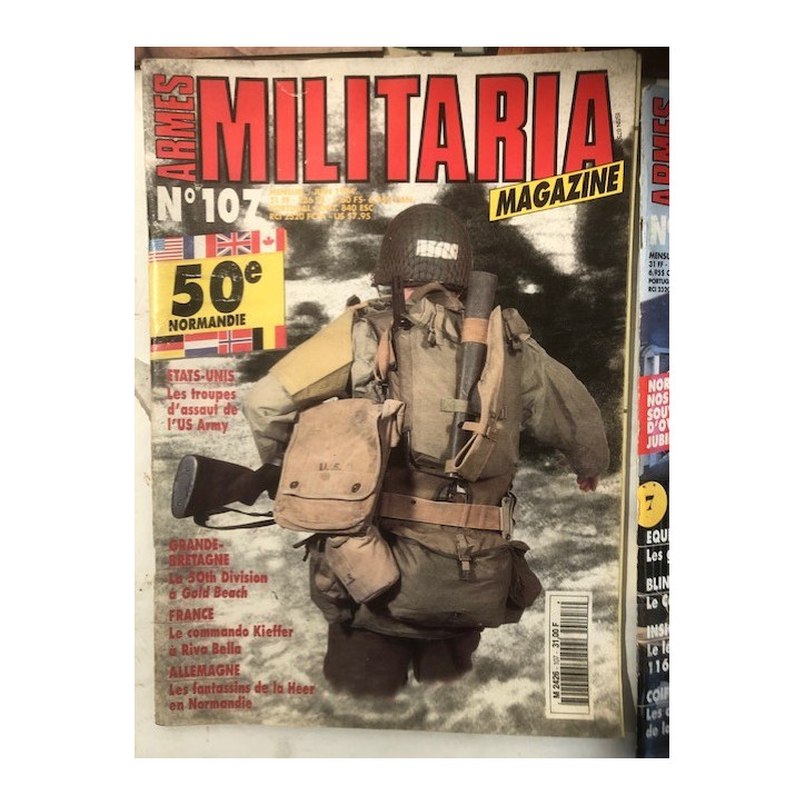 Pack Magazines Armes Militaria du No 100 à 109 et20
