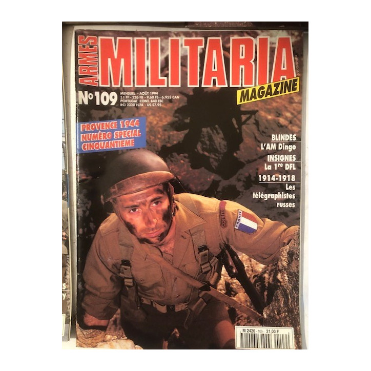 Pack Magazines Armes Militaria du No 100 à 109 et20