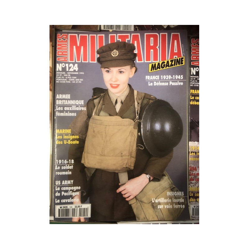 Pack Magazines Armes Militaria du No 120 à 129 et20