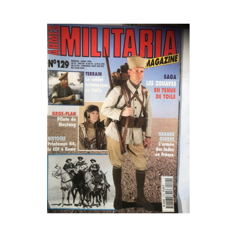 Pack Magazines Armes Militaria du No 120 à 129 et20