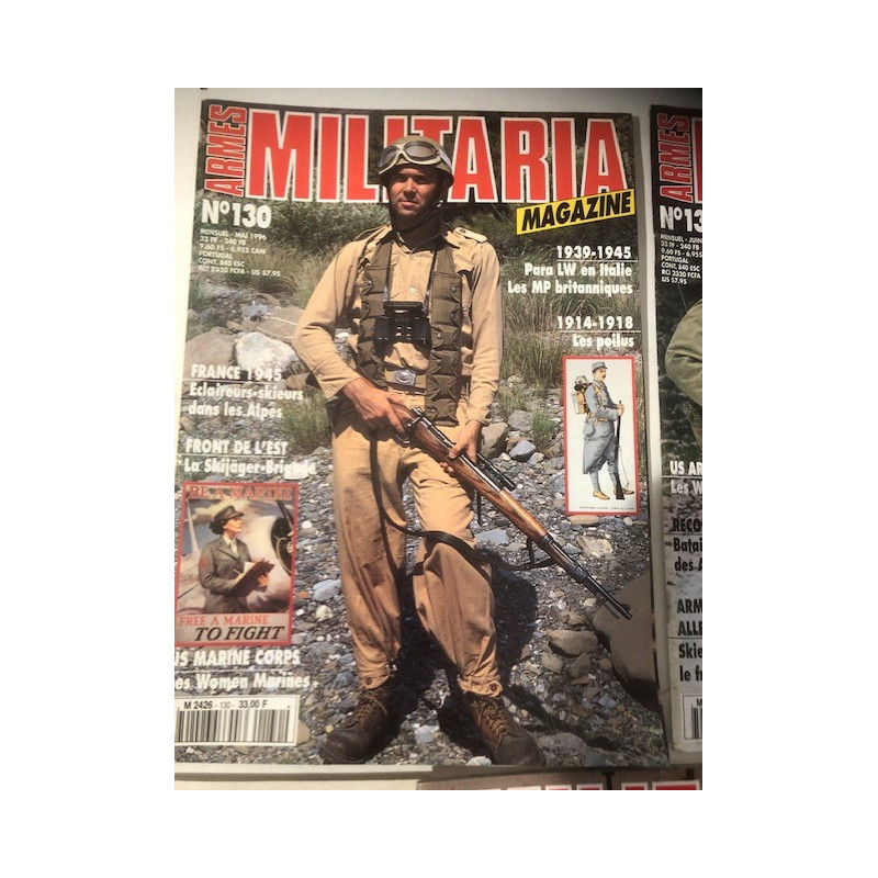 Pack Magazines Armes Militaria du No 130 à 139 et20