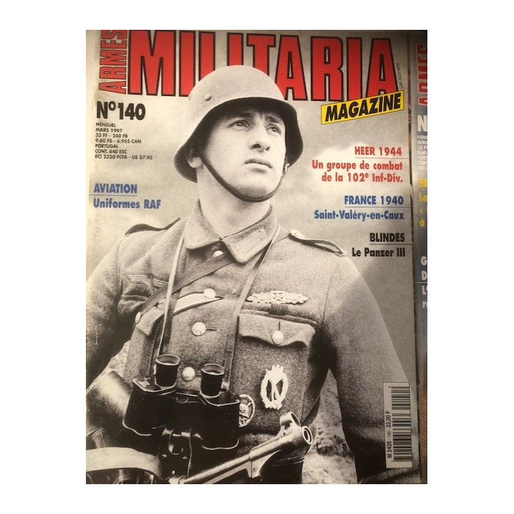 Pack Magazines Armes Militaria du No 140 à 149 et20