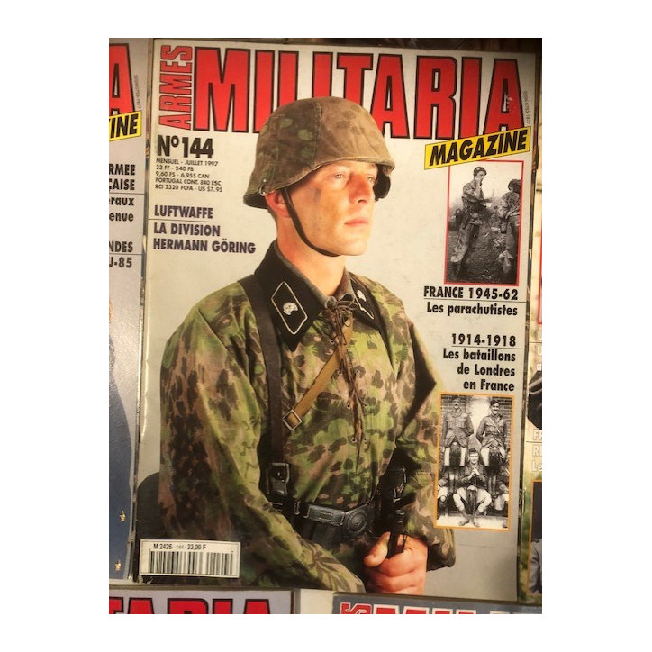 Pack Magazines Armes Militaria du No 140 à 149 et20