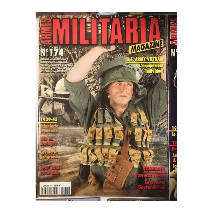 Pack Magazines Armes Militaria du No 170 à 179 et19