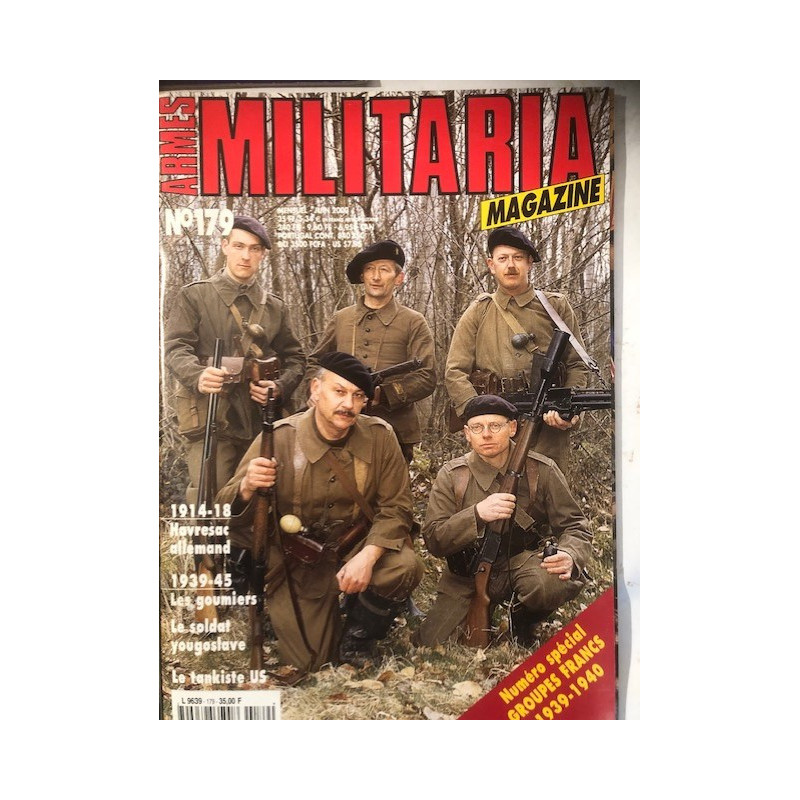 Pack Magazines Armes Militaria du No 170 à 179 et19