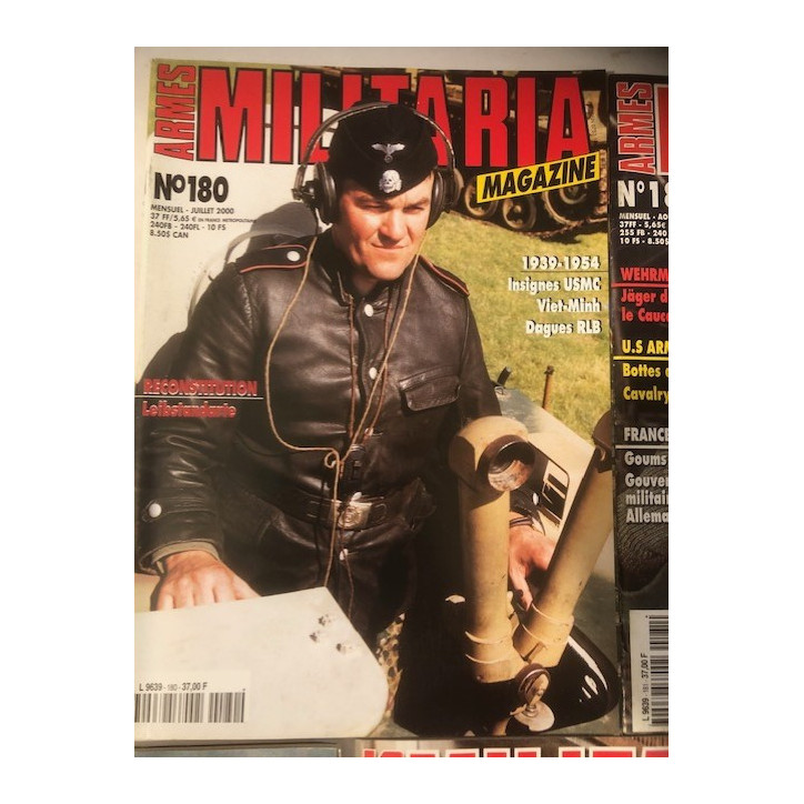 Pack Magazines Armes Militaria du No 180 à 189 et19