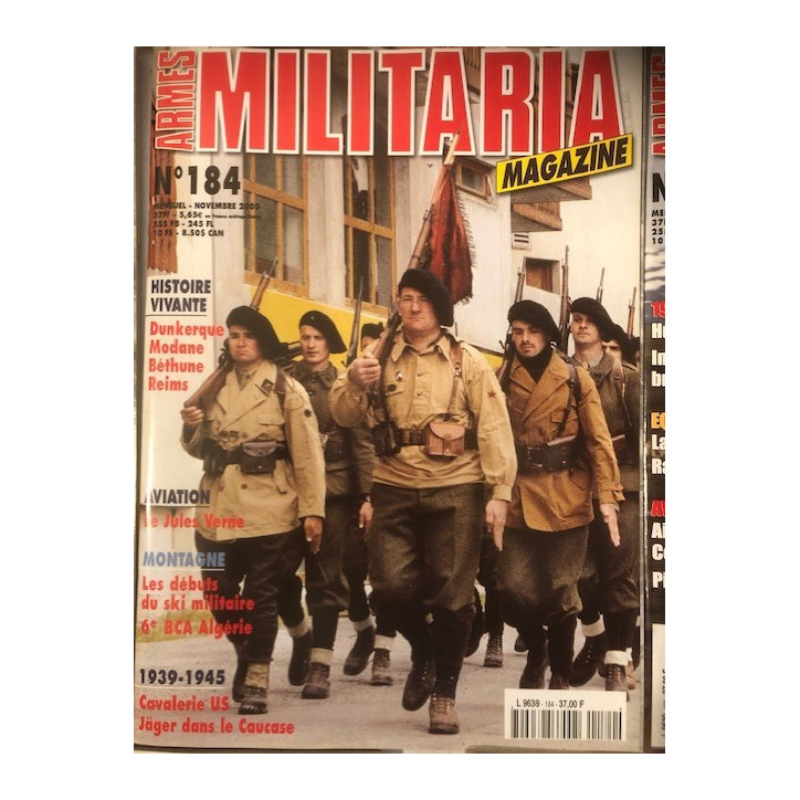 Pack Magazines Armes Militaria du No 180 à 189 et19