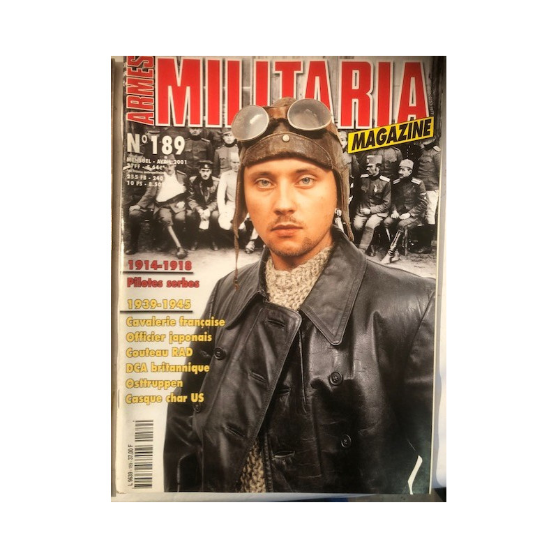 Pack Magazines Armes Militaria du No 180 à 189 et19