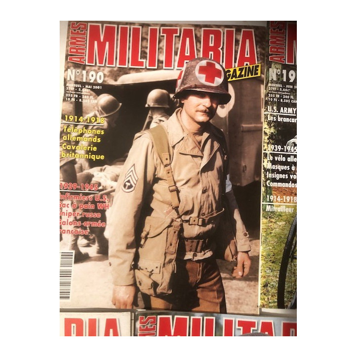 Pack Magazines Armes Militaria du No 190 à 199 et19