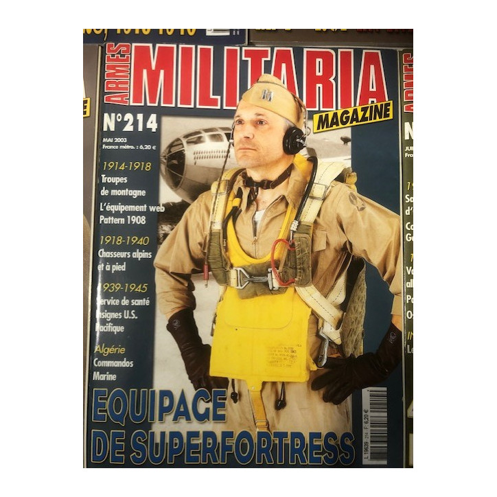 Pack Magazines Armes Militaria du No 210 à 219 et19