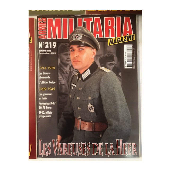 Pack Magazines Armes Militaria du No 210 à 219 et19