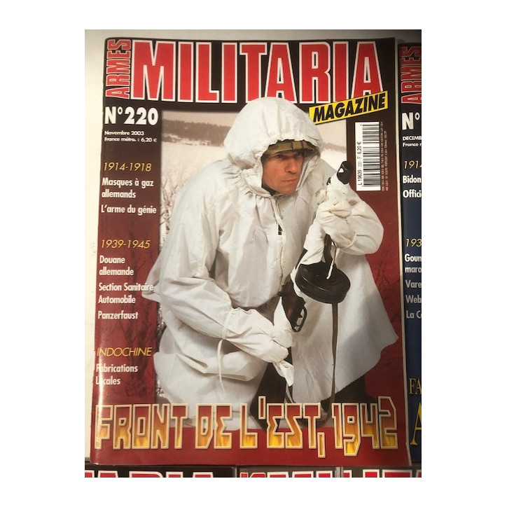 Pack Magazines Armes Militaria du No 220 à 229 et19