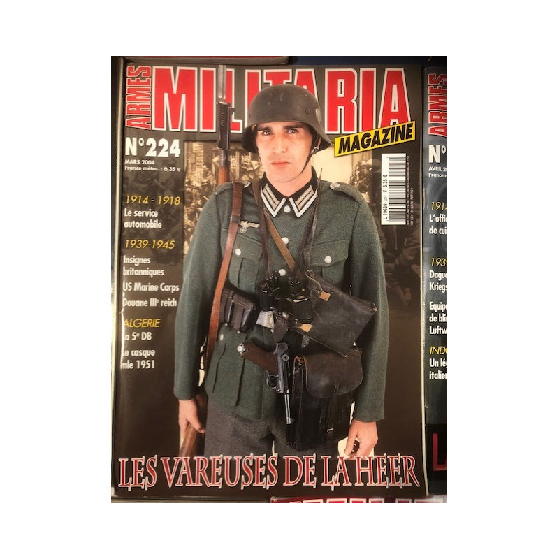 Pack Magazines Armes Militaria du No 220 à 229 et19